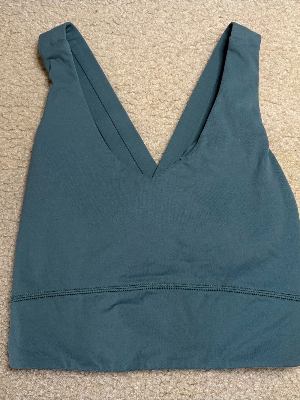 Women’s V-Neck Sports Bra - Teal